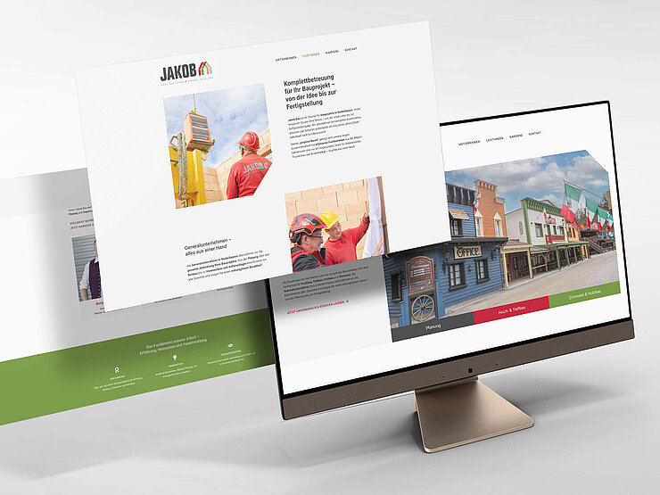 Website Relaunch für Jakob Bau