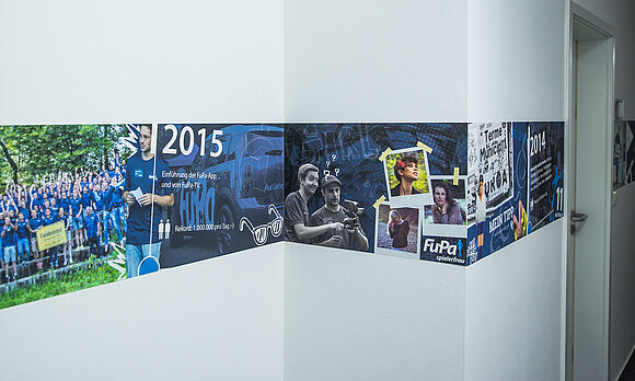 Wandbeschriftung FuPa