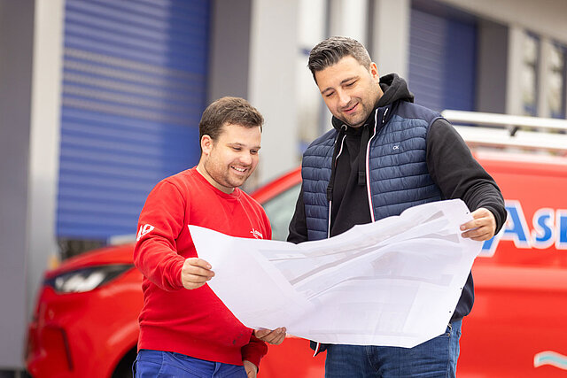Unternehmensfotografie für SHK-Fachbetrieb