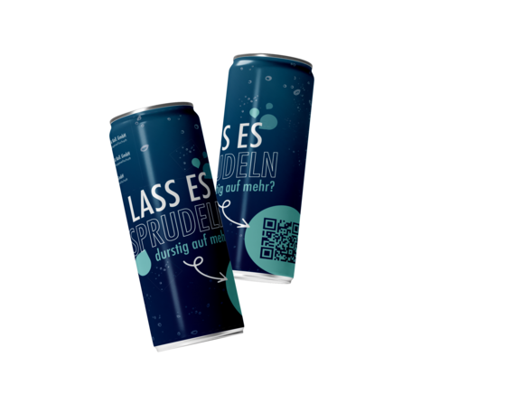 Grössl-Kampagne Dosen Mockup