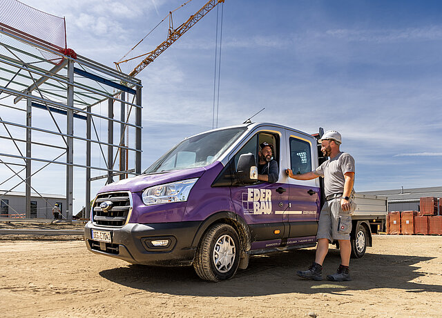 Jobvisuals auf der Baustelle