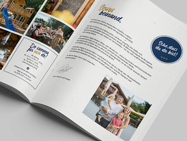 Printprodukte mit Wirtshausromantik