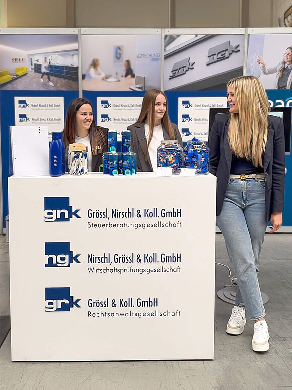 Grössl Ausbildungsmesse Messestand