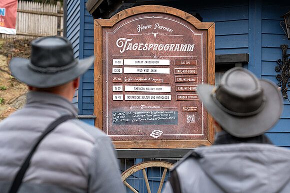 Pullman-Print Tagesprogramm Ausschilderung