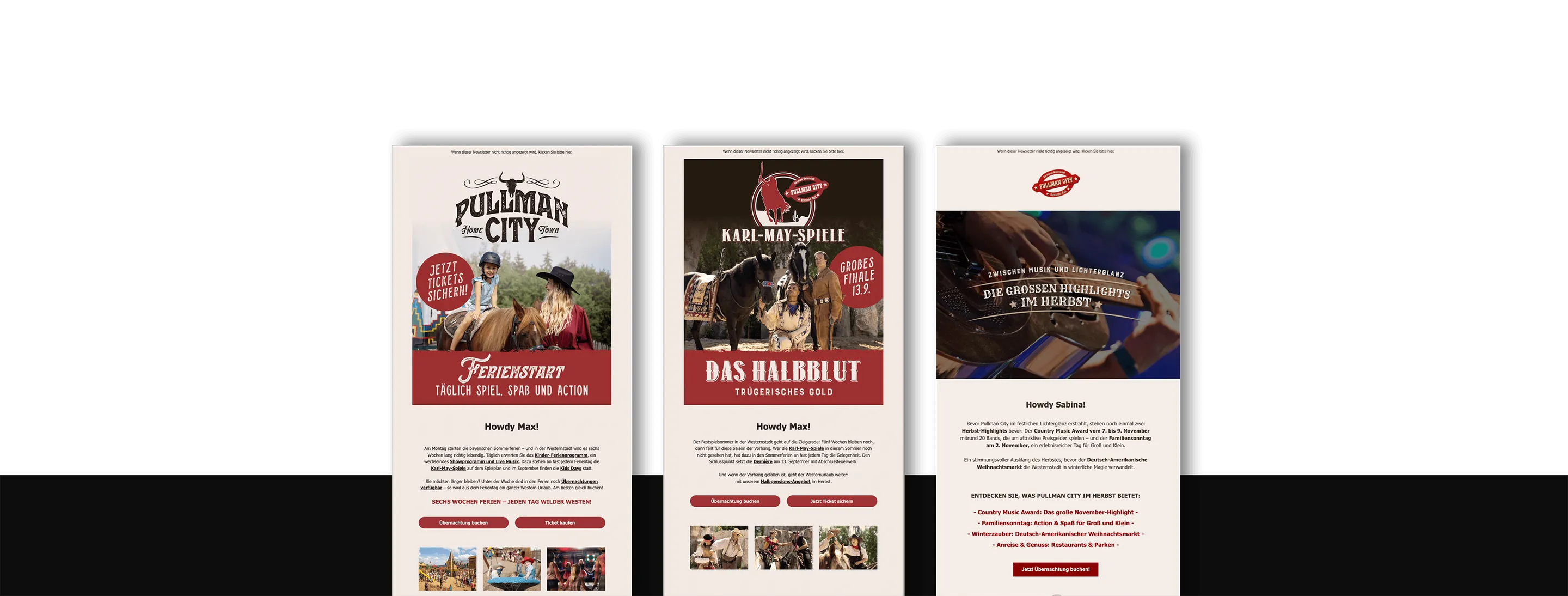 Pullman-Online-Marketing Newsletter Kacheln