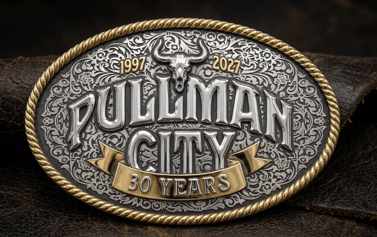 Pullman-Print Jubiläum Gürtel Schnalle